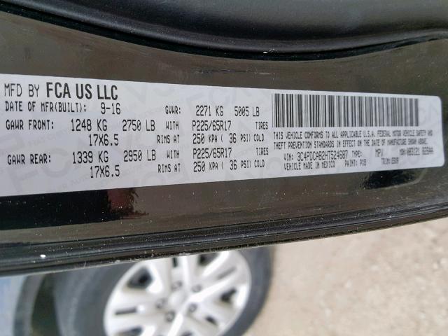 Photo 9 VIN: 3C4PDCAB2HT524687 - DODGE JOURNEY 