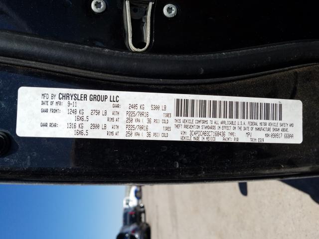 Photo 9 VIN: 3C4PDCAB3CT168436 - DODGE JOURNEY SE 