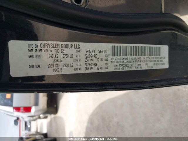 Photo 8 VIN: 3C4PDCAB3DT509335 - DODGE JOURNEY 