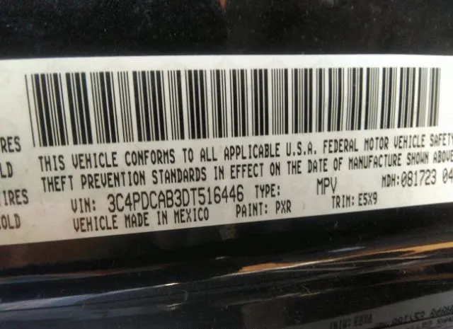 Photo 8 VIN: 3C4PDCAB3DT516446 - DODGE JOURNEY 