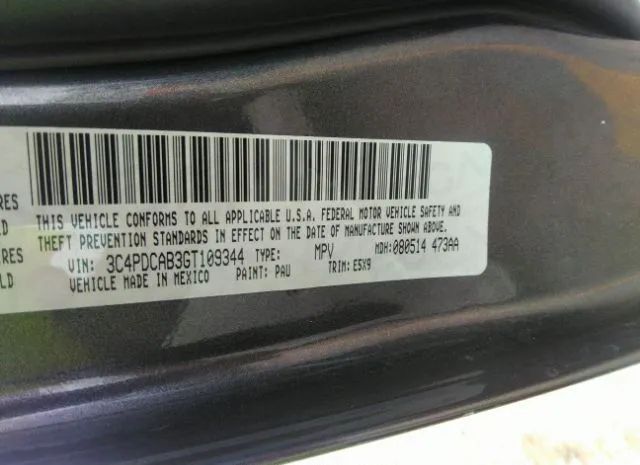 Photo 8 VIN: 3C4PDCAB3GT109344 - DODGE JOURNEY 