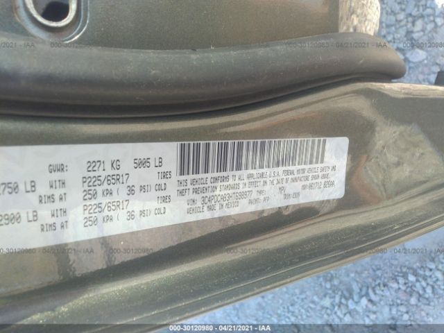 Photo 8 VIN: 3C4PDCAB3HT698977 - DODGE JOURNEY 