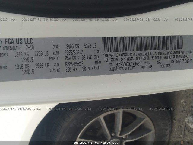 Photo 8 VIN: 3C4PDCAB3JT445910 - DODGE JOURNEY 