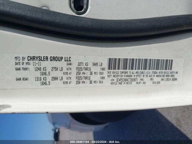 Photo 8 VIN: 3C4PDCAB4CT203971 - DODGE JOURNEY 