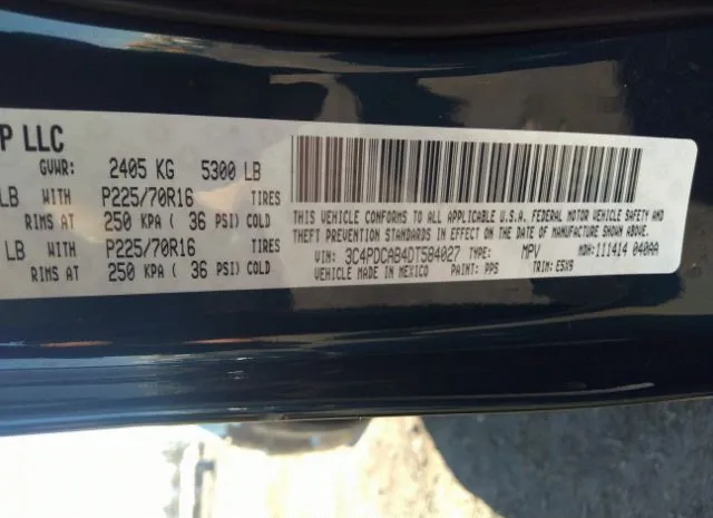 Photo 8 VIN: 3C4PDCAB4DT584027 - DODGE JOURNEY 