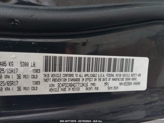 Photo 8 VIN: 3C4PDCAB4DT713416 - DODGE JOURNEY 