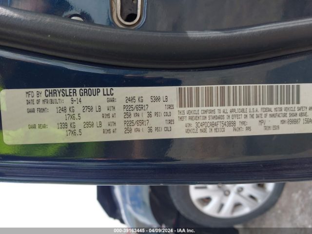 Photo 8 VIN: 3C4PDCAB4FT543898 - DODGE JOURNEY 