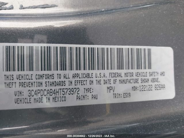 Photo 8 VIN: 3C4PDCAB4HT573972 - DODGE JOURNEY 