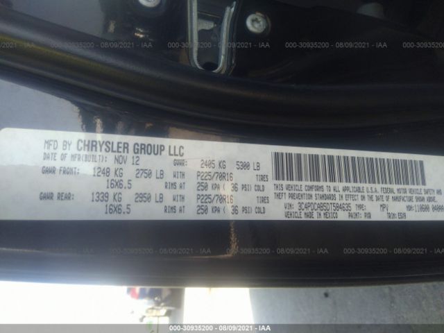 Photo 8 VIN: 3C4PDCAB5DT584635 - DODGE JOURNEY 