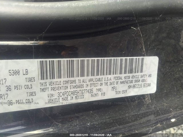 Photo 8 VIN: 3C4PDCAB5HT677435 - DODGE JOURNEY 