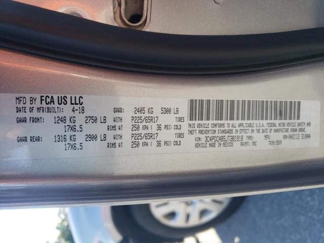 Photo 12 VIN: 3C4PDCAB5JT381918 - DODGE JOURNEY SE 