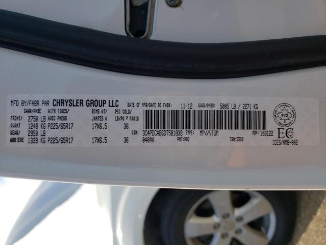 Photo 13 VIN: 3C4PDCAB6DT581839 - DODGE JOURNEY SE 