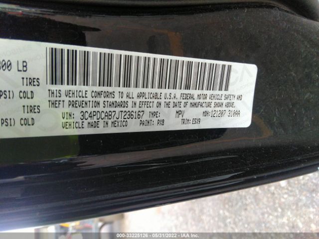 Photo 8 VIN: 3C4PDCAB7JT236167 - DODGE JOURNEY 