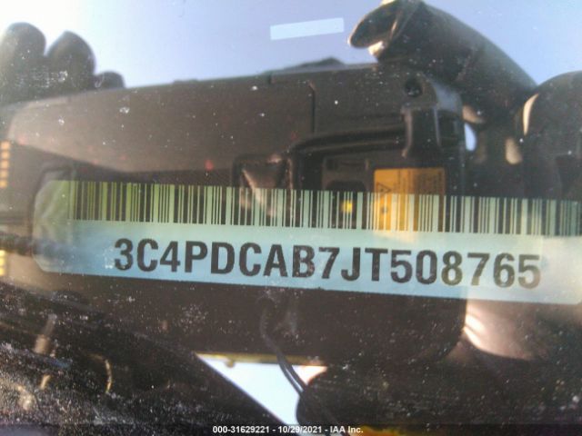 Photo 8 VIN: 3C4PDCAB7JT508765 - DODGE JOURNEY 