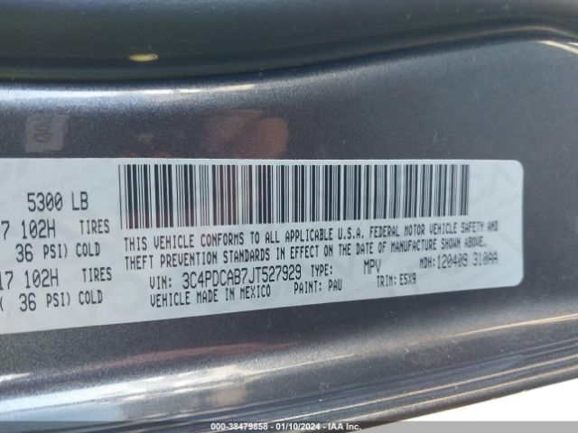 Photo 8 VIN: 3C4PDCAB7JT527929 - DODGE JOURNEY 