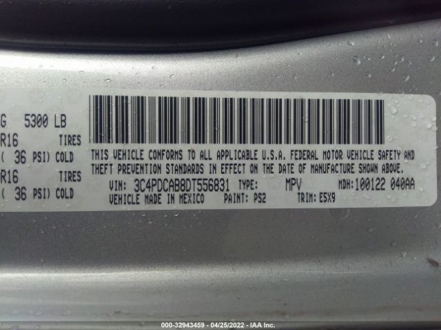 Photo 8 VIN: 3C4PDCAB8DT556831 - DODGE JOURNEY 