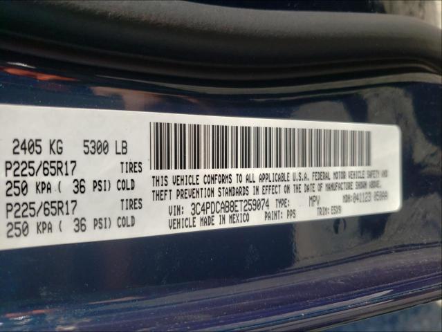 Photo 9 VIN: 3C4PDCAB8ET259074 - DODGE JOURNEY SE 