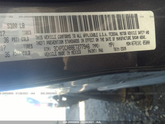 Photo 8 VIN: 3C4PDCAB8ET277946 - DODGE JOURNEY 