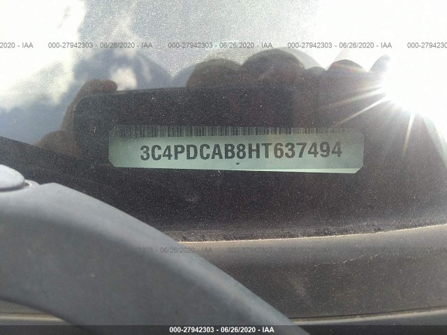 Photo 8 VIN: 3C4PDCAB8HT637494 - DODGE JOURNEY 