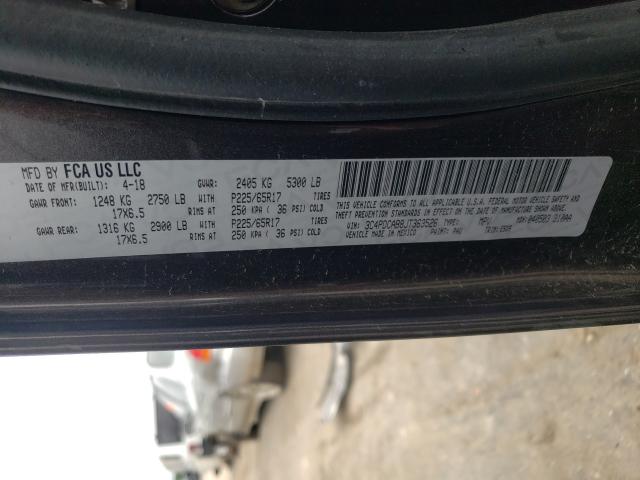 Photo 9 VIN: 3C4PDCAB8JT363526 - DODGE JOURNEY SE 