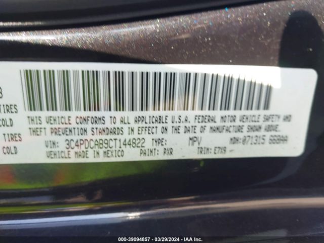 Photo 8 VIN: 3C4PDCAB9CT144822 - DODGE JOURNEY 