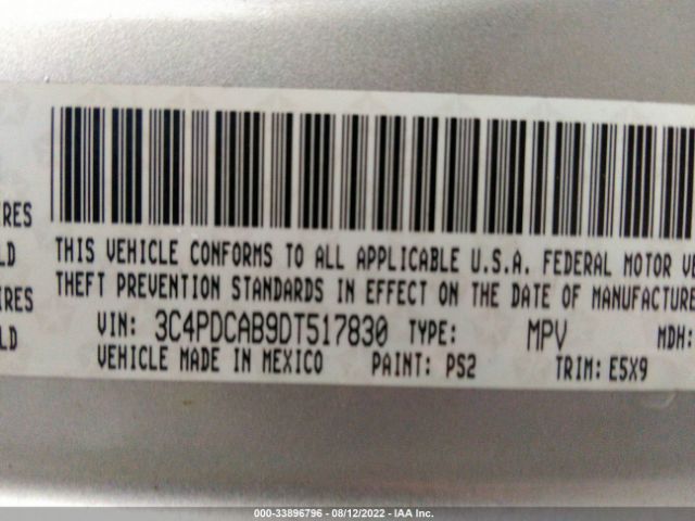 Photo 8 VIN: 3C4PDCAB9DT517830 - DODGE JOURNEY 