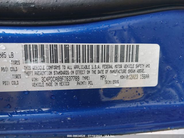 Photo 8 VIN: 3C4PDCAB9FT637789 - DODGE JOURNEY 