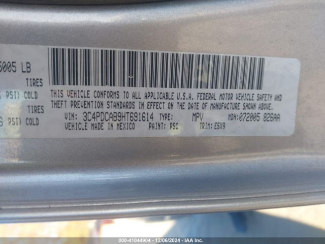 Photo 8 VIN: 3C4PDCAB9HT691614 - DODGE JOURNEY 