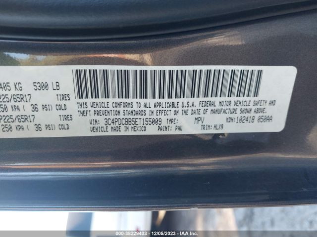 Photo 8 VIN: 3C4PDCBB5ET155009 - DODGE JOURNEY 