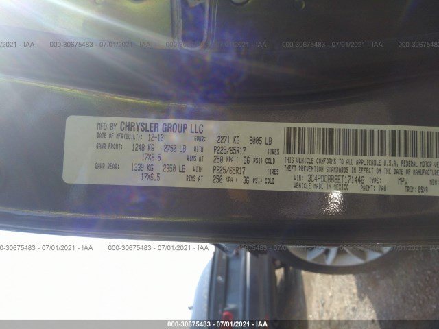 Photo 8 VIN: 3C4PDCBB8ET171446 - DODGE JOURNEY 