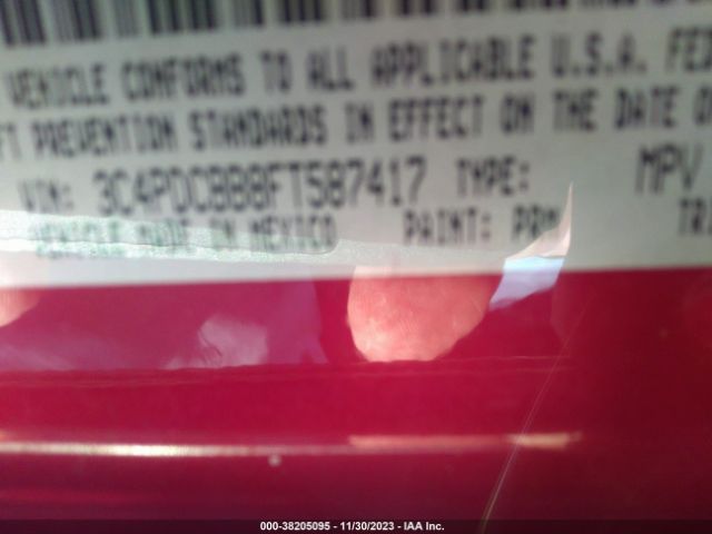 Photo 8 VIN: 3C4PDCBB8FT587417 - DODGE JOURNEY 