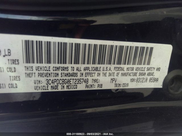 Photo 8 VIN: 3C4PDCBG0ET235748 - DODGE JOURNEY 