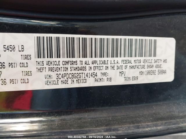 Photo 8 VIN: 3C4PDCBG2GT141454 - DODGE JOURNEY 