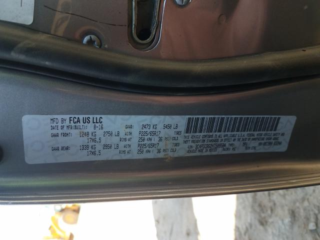 Photo 9 VIN: 3C4PDCBG2HT509584 - DODGE JOURNEY SX 