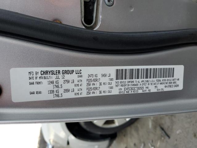 Photo 13 VIN: 3C4PDCBG3CT392929 - DODGE JOURNEY SX 