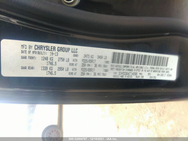 Photo 8 VIN: 3C4PDCBG4ET142585 - DODGE JOURNEY 