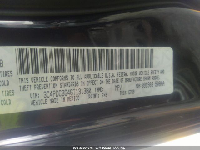 Photo 8 VIN: 3C4PDCBG4GT131380 - DODGE JOURNEY 