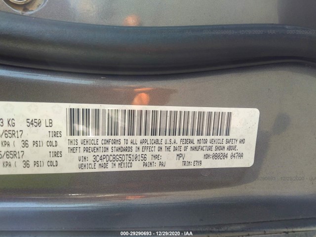 Photo 8 VIN: 3C4PDCBG5DT510156 - DODGE JOURNEY 