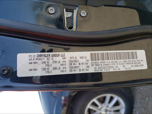 Photo 9 VIN: 3C4PDCBG7DT592343 - DODGE JOURNEY 