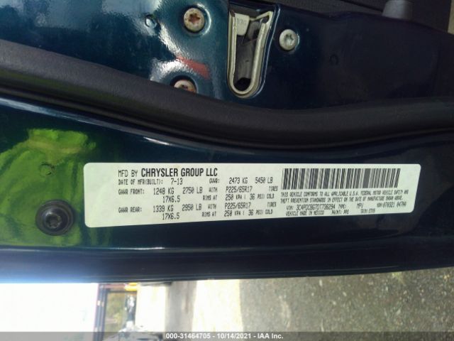 Photo 8 VIN: 3C4PDCBG7DT736294 - DODGE JOURNEY 