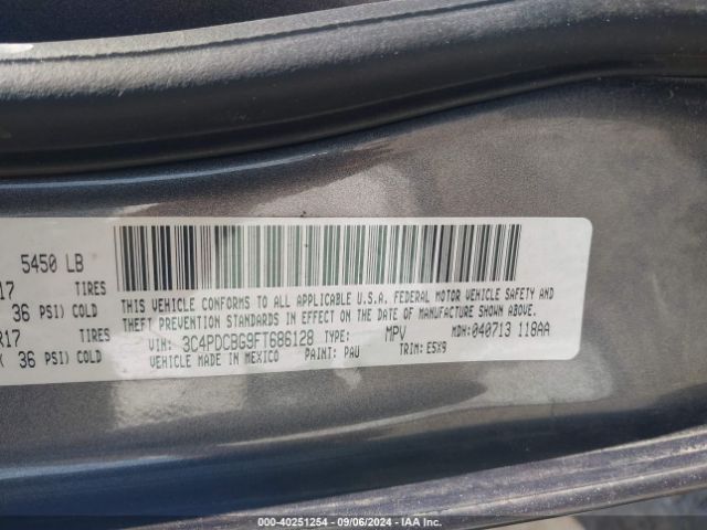 Photo 8 VIN: 3C4PDCBG9FT686128 - DODGE JOURNEY 