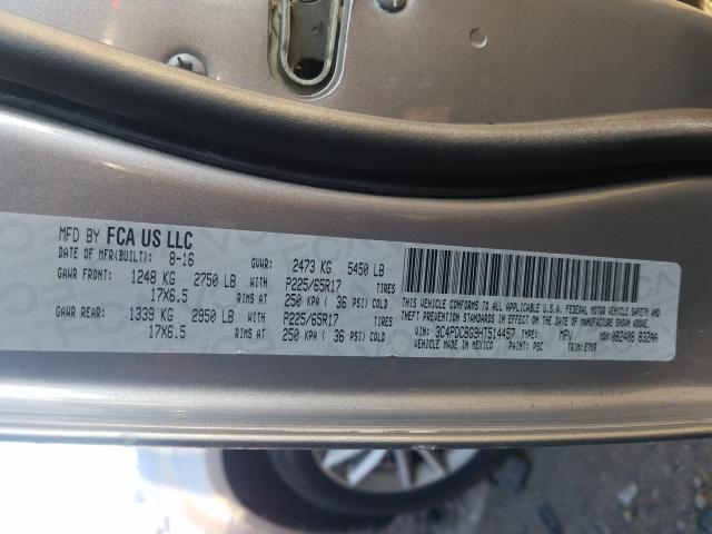 Photo 9 VIN: 3C4PDCBG9HT514457 - DODGE JOURNEY 