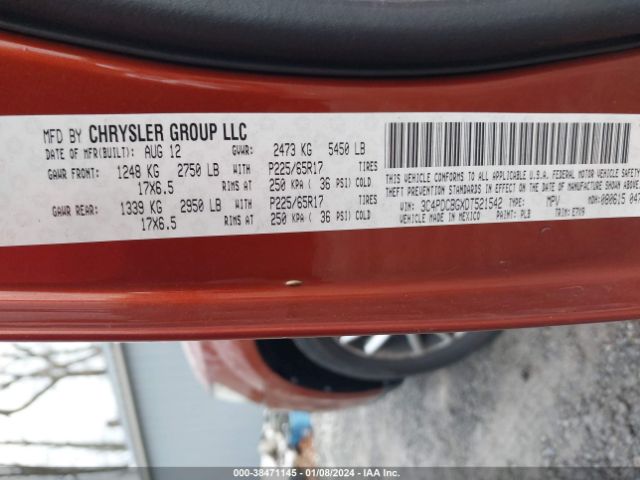 Photo 8 VIN: 3C4PDCBGXDT521542 - DODGE JOURNEY 