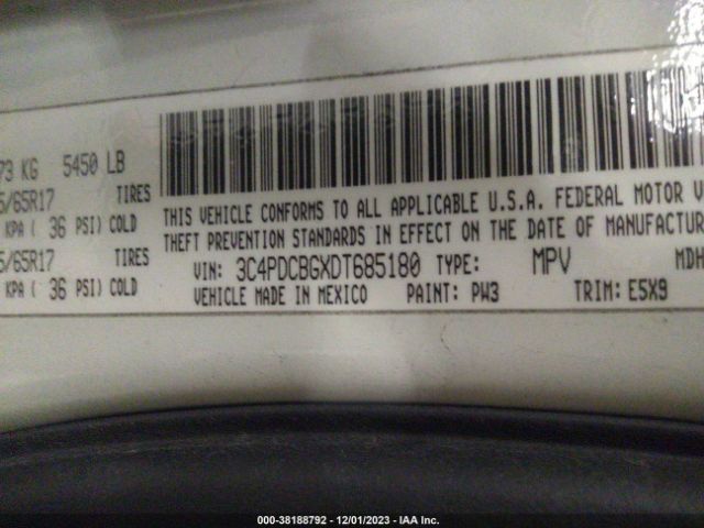 Photo 8 VIN: 3C4PDCBGXDT685180 - DODGE JOURNEY 