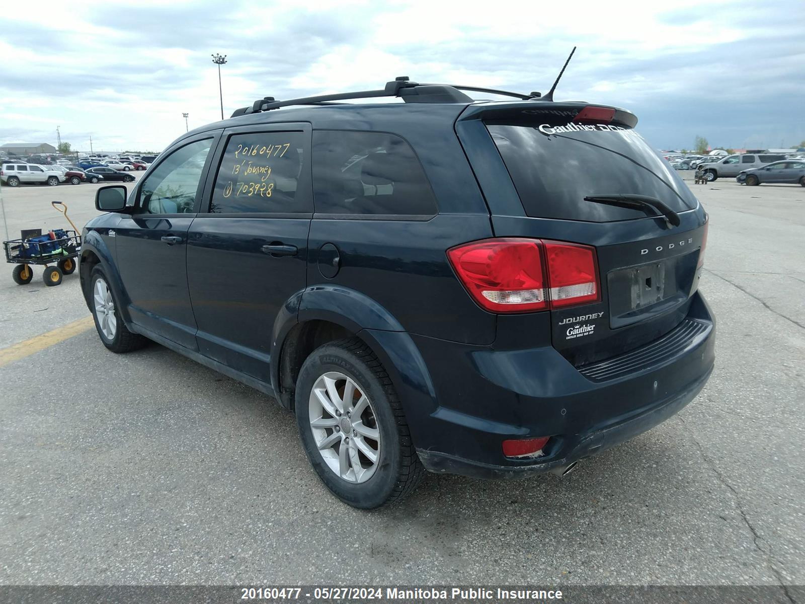 Photo 2 VIN: 3C4PDCCG2DT703928 - DODGE JOURNEY 