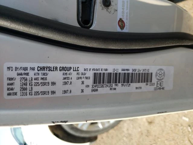 Photo 12 VIN: 3C4PDCCG9CT241253 - DODGE JOURNEY SX 