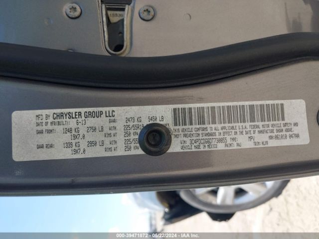 Photo 8 VIN: 3C4PDCDG6DT730855 - DODGE JOURNEY 