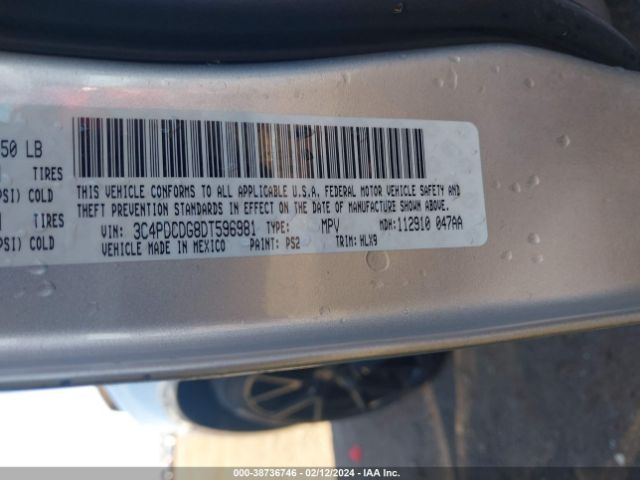 Photo 8 VIN: 3C4PDCDG8DT596981 - DODGE JOURNEY 