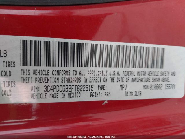 Photo 8 VIN: 3C4PDCGB2FT622915 - DODGE JOURNEY 