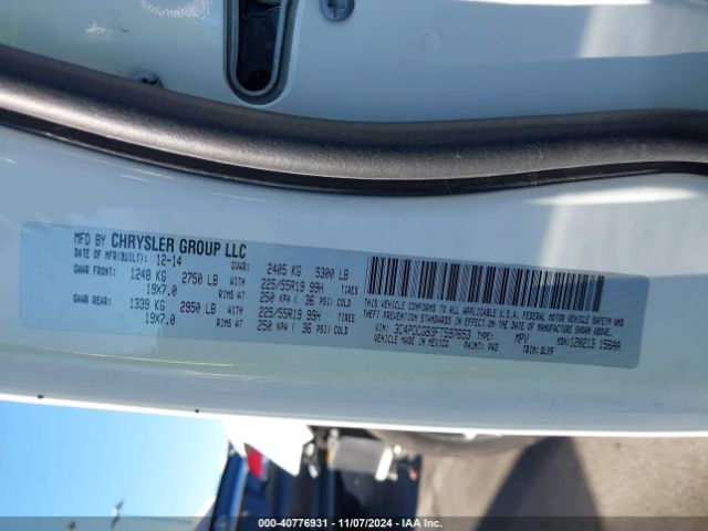 Photo 8 VIN: 3C4PDCGB3FT597653 - DODGE JOURNEY 